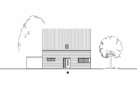 Massivhaus Einfamilienhaus "Solingen Remscheid" - Ansicht - Fertighaus, Architektenhaus bauen zum Festpreis