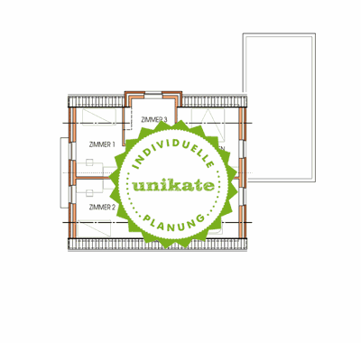 Massivhaus Einfamilienhaus Sauerland - Dachgeschoss - Fertighaus, Architektenhaus bauen zum Festpreis