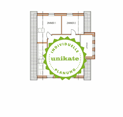 Einfamilienhaus Architektenhaus Wattenscheid - Dachgeschoss - Massivhaus, Fertighaus, Architektenhaus bauen zum Festpreis