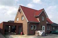 Haustyp Herne - Landhaus, Herrengiebel, Dreigiebelhaus, Kapitnsgiebel, Klinkerfassade, massive Garage, PV-Anlage, Erdwrme