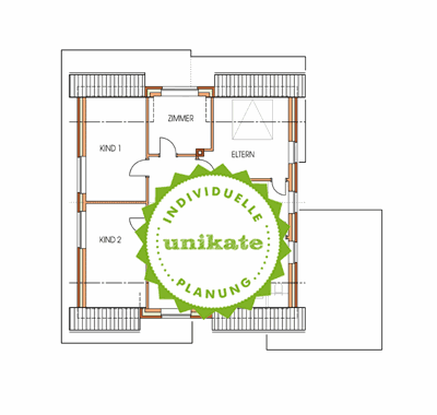 Massivhaus Einfamilienhaus Iserlohn Hemer - Dachgeschoss - Fertighaus, Architektenhaus bauen zum Festpreis