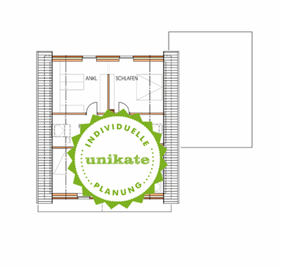 Massivhaus Einfamilienhaus Kreis Unna - Dachgeschoss - Fertighaus, Architektenhaus bauen zum Festpreis