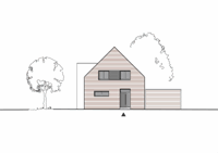 Massivhaus Einfamilienhaus Recklinghausen - Ansicht - Fertighaus, Architektenhaus bauen zum Festpreis