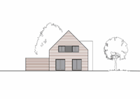 Massivhaus Einfamilienhaus Recklinghausen - Ansicht - Fertighaus, Architektenhaus bauen zum Festpreis