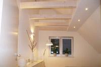 Massivhaus Einfamilienhaus Recklinghausen - offene Kehlbalkenlage - Fertighaus, Architektenhaus bauen zum Festpreis