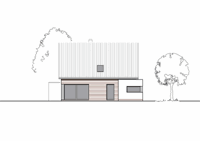 Massivhaus Einfamilienhaus "Rhein-Kreis Neuss" - Ansicht - Fertighaus, Architektenhaus bauen zum Festpreis