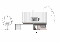 Massivhaus Einfamilienhaus Waltrop - Ansicht - Fertighaus, Architektenhaus bauen zum Festpreis