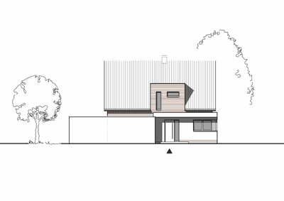 Massivhaus Einfamilienhaus Werne Wesel - Ansicht - Fertighaus, Architektenhaus bauen zum Festpreis