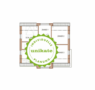 Massivhaus Einfamilienhaus "Euskirchen Brhl" - Dachgeschoss - Fertighaus, Architektenhaus bauen zum Festpreis