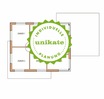 Massivhaus Stadtvilla Bochum - Obergeschoss - Stadthaus mit 2 Vollgeschossen zum Festpreis