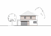 Massivhaus Stadtvilla Bottrop - Ansicht - Stadthaus mit 2 Vollgeschossen zum Festpreis