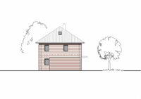 Massivhaus Stadtvilla Unna - Ansicht - Stadthaus mit 2 Vollgeschossen zum Festpreis