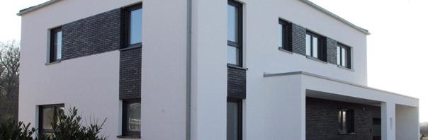 Moderne Stadtvilla - Haustyp Mittelrhein Niederrhein - modernes Massivhaus - modernes Architektenhaus - modernes Haus bauen - moderne Einfamilienhuser - zwo ARCHITEKTEN