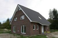 Haustyp Westfalen, Klassisches Massivhaus in NRW, Geothermie / Tiefenbohrung fr Erdwrmepumpe, Dreieckgaube, Dreieckfenster