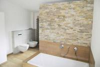 Massivhaus Stadtvilla Herne - Design-Bad - Design-Badezimmer - Stadthaus mit 2 Vollgeschossen zum Festpreis