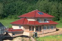 Stadtvilla - Haustyp Schermbeck - 2 Vollgeschosse, Staffelgeschoss, bauen am Hang, Massivhaus, Architektenhaus - Haus bauen - zwo ARCHITEKTEN